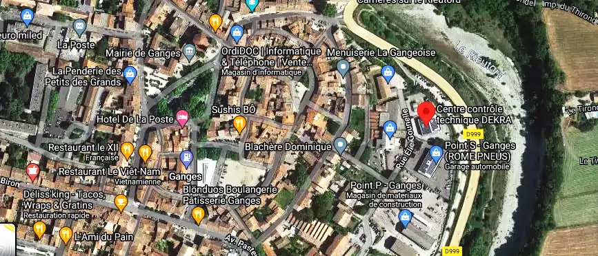 Prix contrôle technique à Ganges