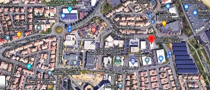 Prix contrôle technique à Béziers