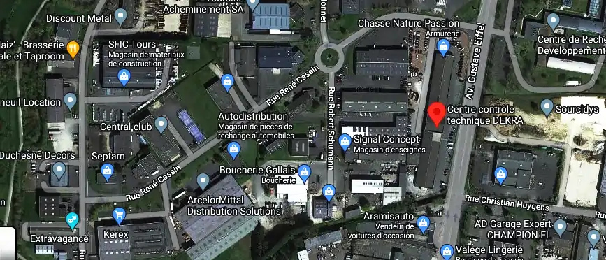 Prix contrôle technique à Notre-Dame-d'Oé