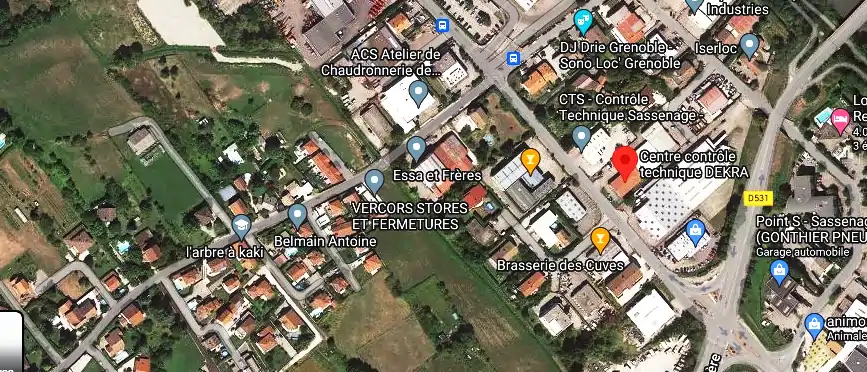 Prix contrôle technique à Sassenage