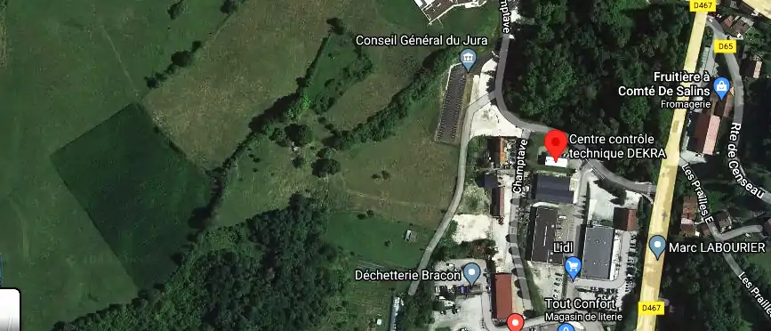 Prix contrôle technique à Bracon