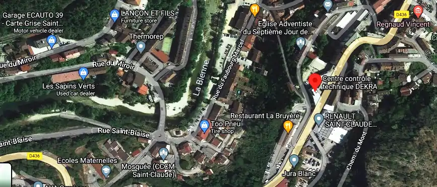 Prix contrôle technique à Saint-Claude