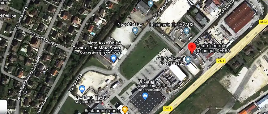 Prix contrôle technique à Tavaux