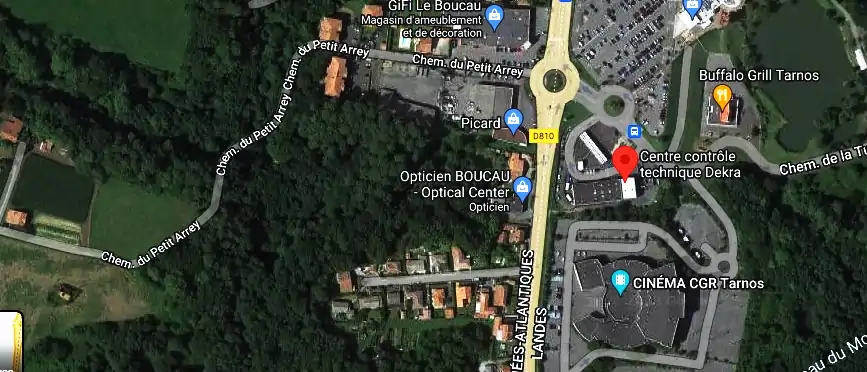 Prix contrôle technique à Tarnos