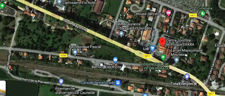 Prix contrôle technique à Peyrehorade