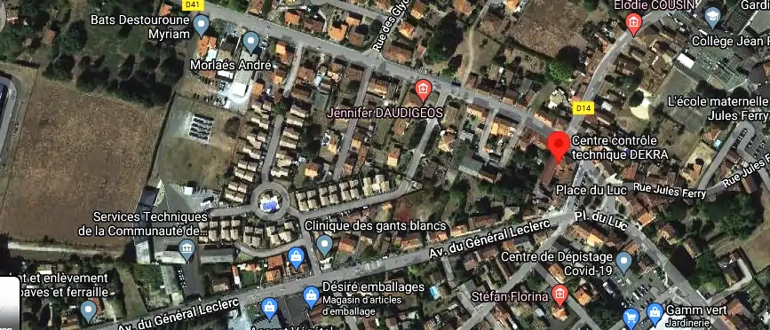 Prix contrôle technique à Tartas