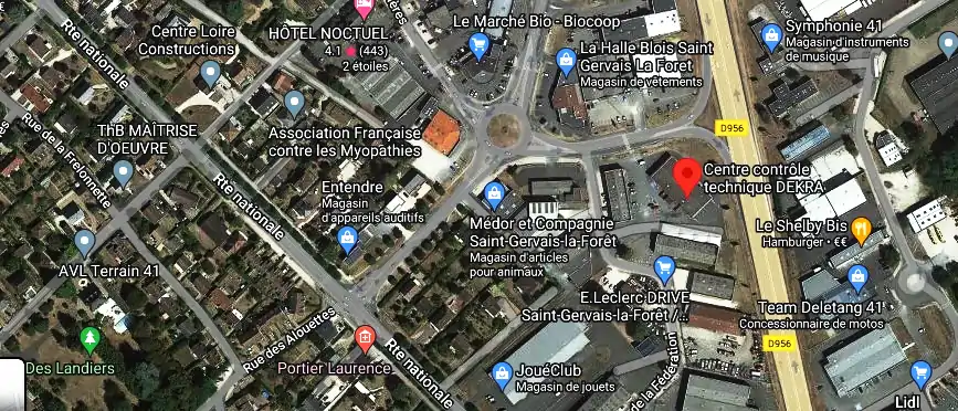 Prix contrôle technique à Saint-Gervais-la-Forêt