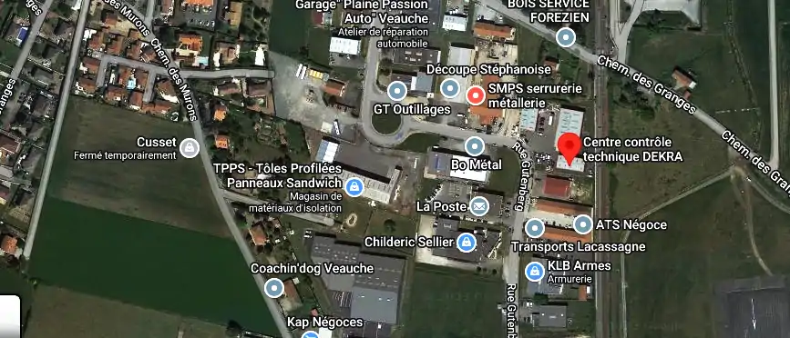 Prix contrôle technique à Veauche