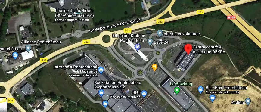 Prix contrôle technique à Sainte-Anne-sur-Brivet