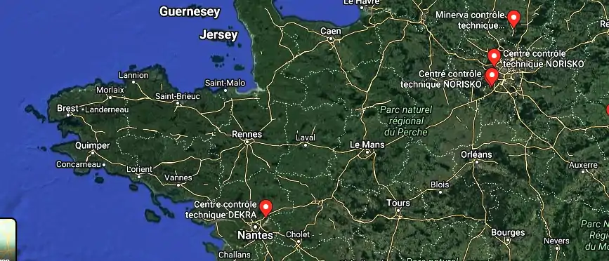 Prix contrôle technique à Mauves-sur-Loire