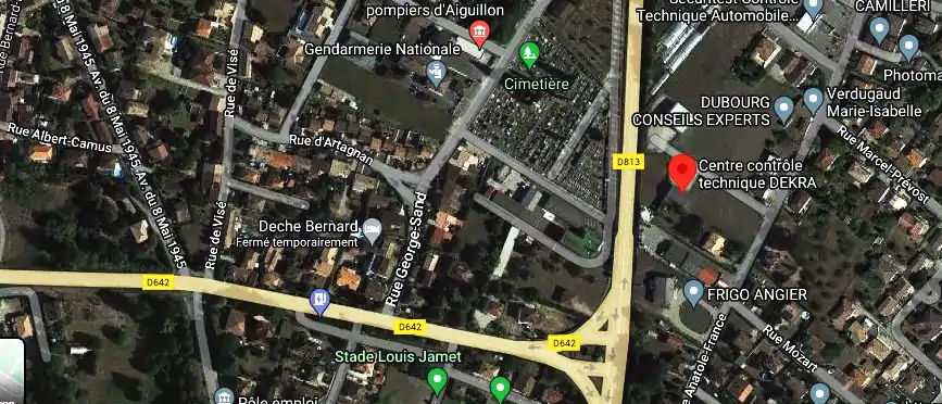 Prix contrôle technique à Aiguillon