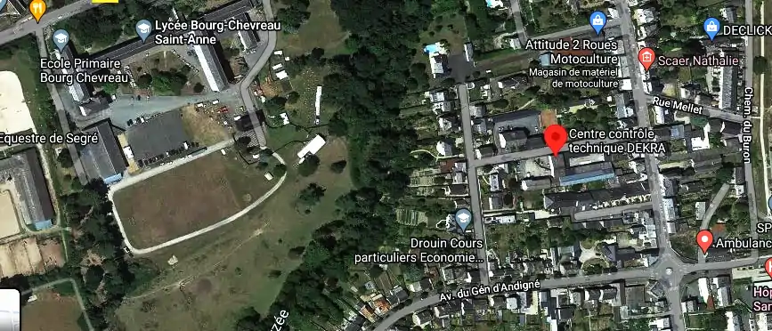 Prix contrôle technique à Segré-en-Anjou Bleu