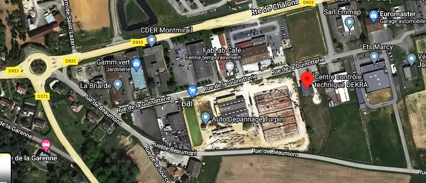 Centre contrôle technique DEKRA à Montmirail