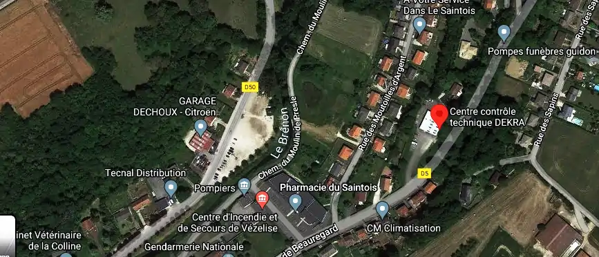 Prix contrôle technique à Vézelise