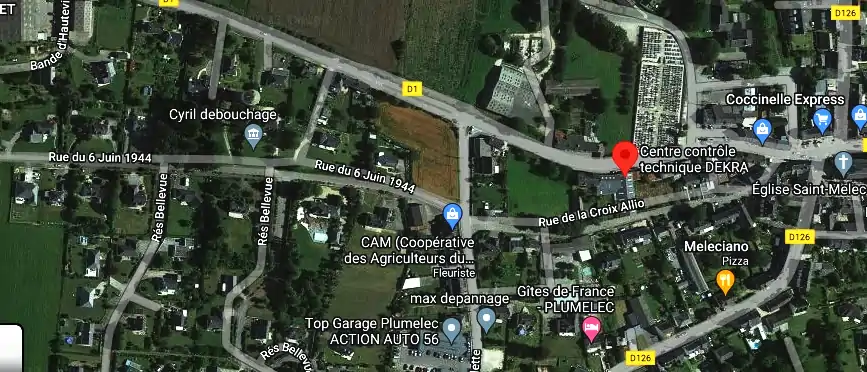 Prix contrôle technique à Plumelec