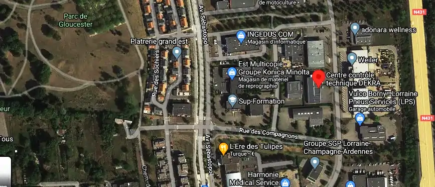 Prix contrôle technique à Metz