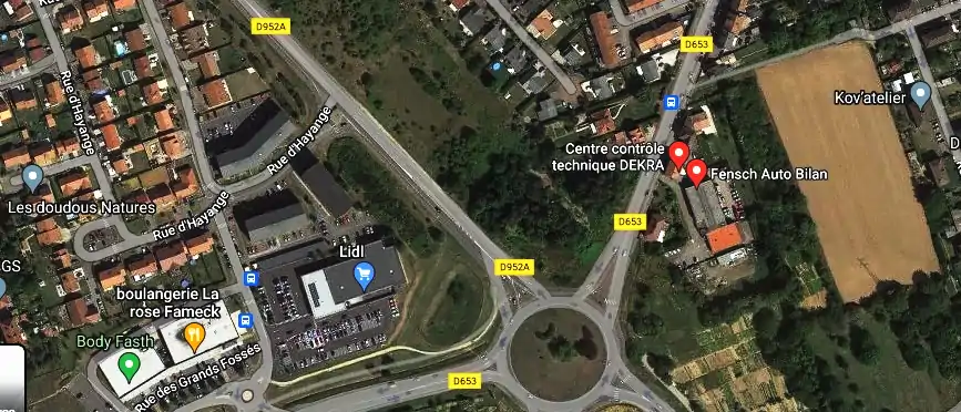 Centre contrôle technique DEKRA à Fameck