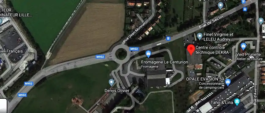 Centre contrôle technique DEKRA à Vendeville