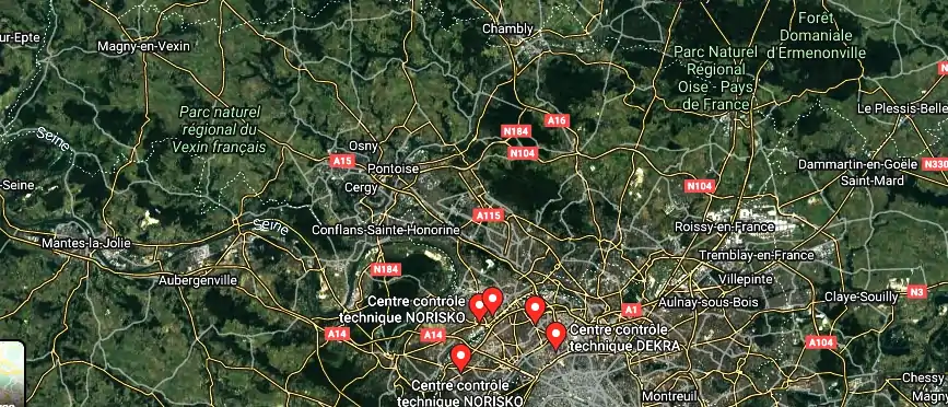 Centre contrôle technique DEKRA à Wignehies