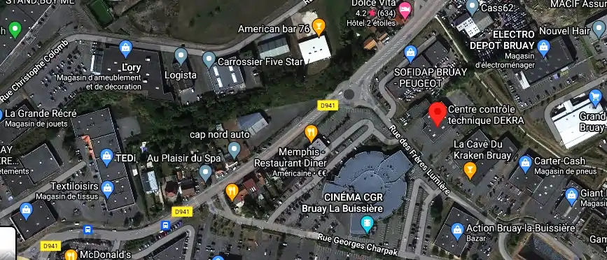 Prix contrôle technique à Bruay-la-Buissière