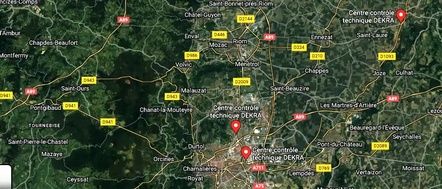 Prix contrôle technique à Maringues