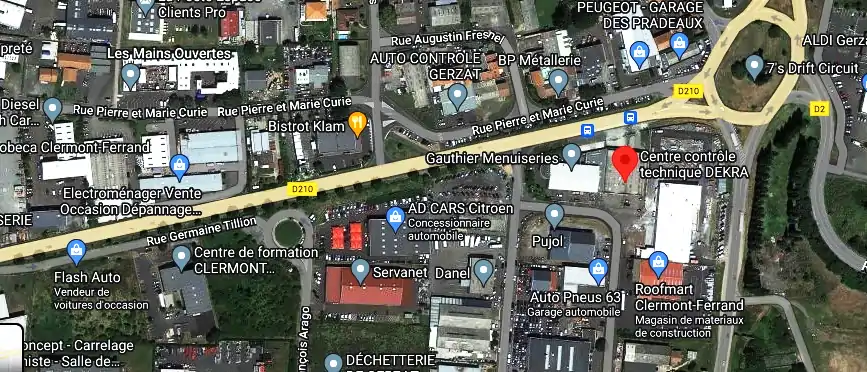 Prix contrôle technique à Gerzat