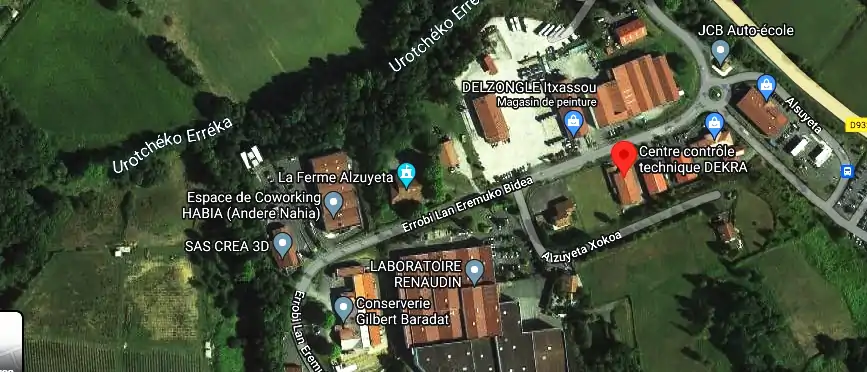 Centre contrôle technique DEKRA à Itxassou