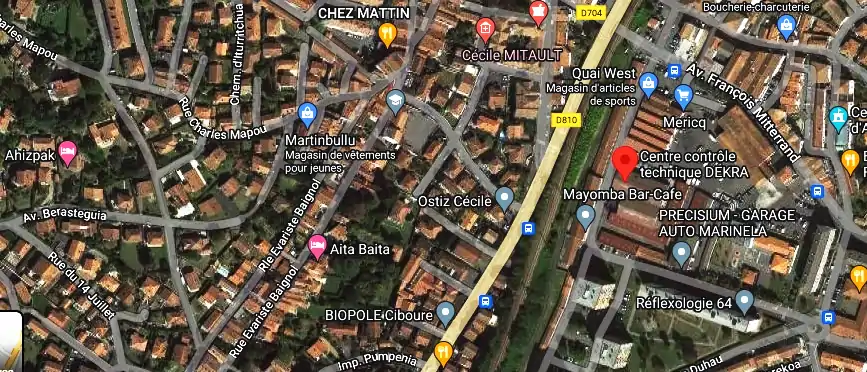 Prix contrôle technique à Ciboure