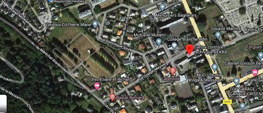 Prix contrôle technique à Bagnères-de-Bigorre