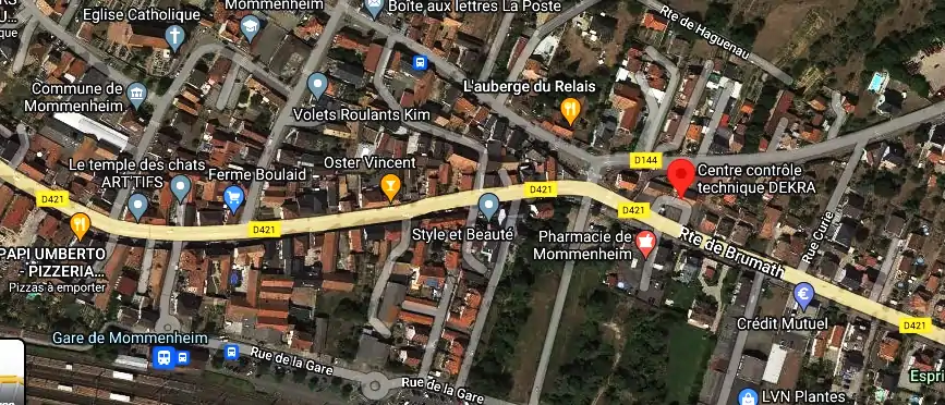 Prix contrôle technique à Mommenheim