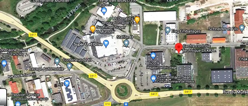 Prix contrôle technique à Munster