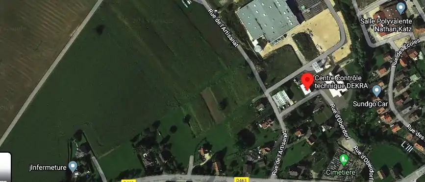 Centre contrôle technique DEKRA à Waldighoffen