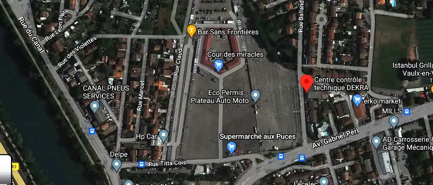 Prix contrôle technique à Vaulx-en-Velin