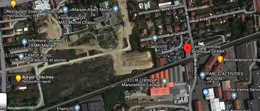 Prix contrôle technique à Décines-Charpieu