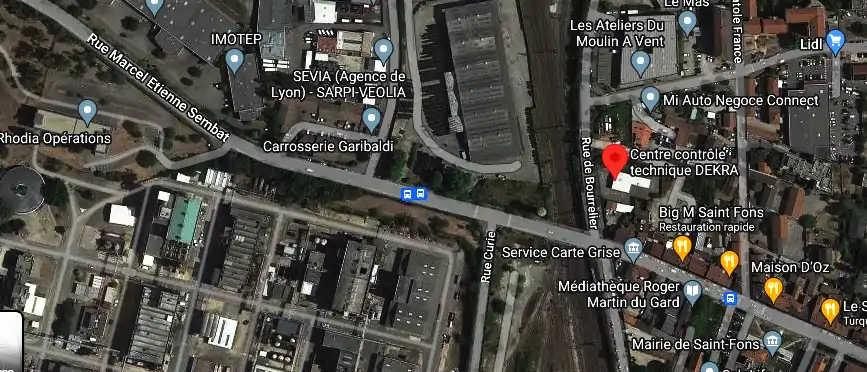 Prix contrôle technique à Saint-Fons