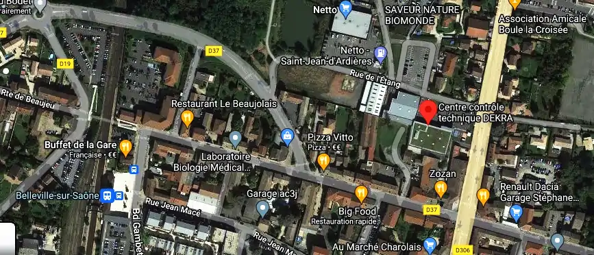 Prix contrôle technique à Belleville-en-Beaujolais