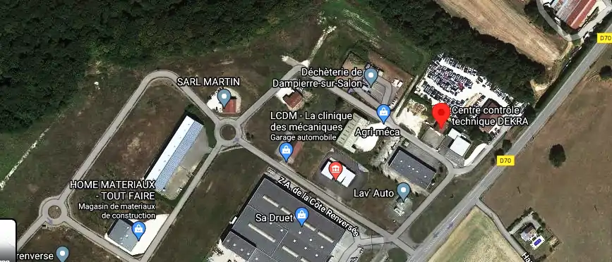 Prix contrôle technique à Dampierre-sur-Salon