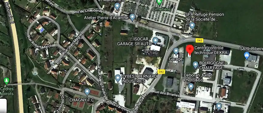 Prix contrôle technique à Chagny