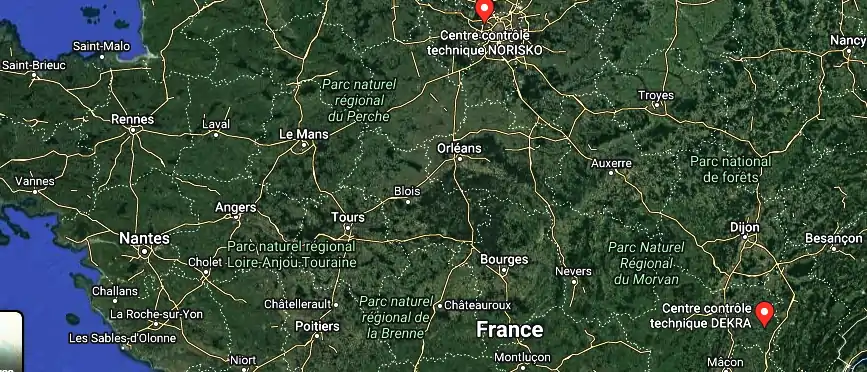 Prix contrôle technique à Louhans