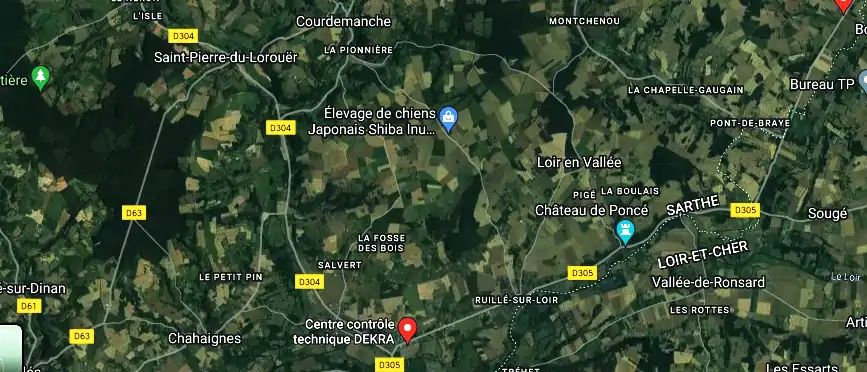 Centre contrôle technique DEKRA à Bessé-sur-Braye