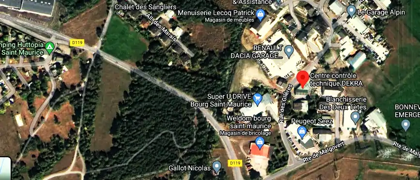 Centre contrôle technique DEKRA à Séez