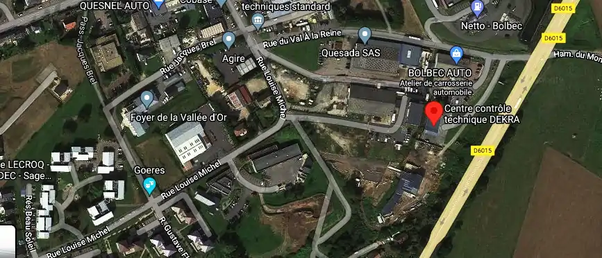 Centre contrôle technique DEKRA à Bolbec
