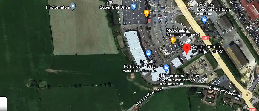 Prix contrôle technique à Ferrières-en-Bray