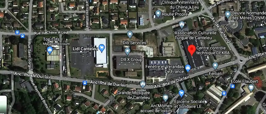 Prix contrôle technique à Canteleu