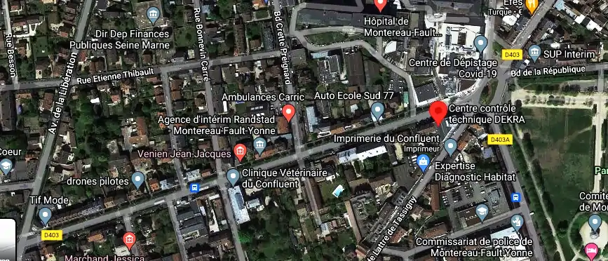 Prix contrôle technique à Montereau-Fault-Yonne