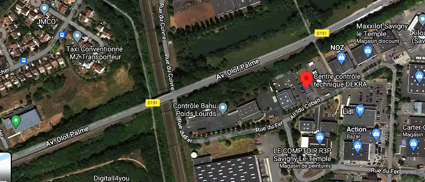 Prix contrôle technique à Savigny-le-Temple