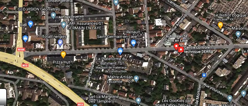 Centre contrôle technique DEKRA à Saint-Germain-en-Laye