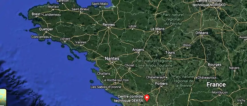 Centre contrôle technique DEKRA à Brioux-sur-Boutonne