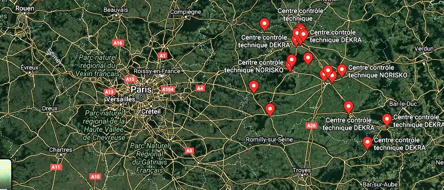 Centre contrôle technique DEKRA à Parthenay