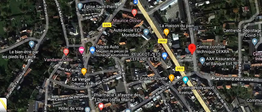 Prix contrôle technique à Montdidier